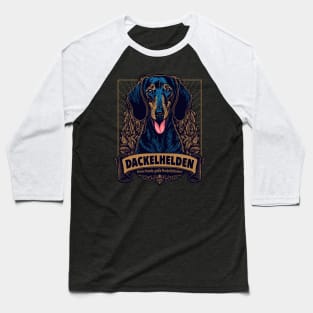 Dackelhelden - Kleine Hunde, große Persönlichkeiten! Baseball T-Shirt